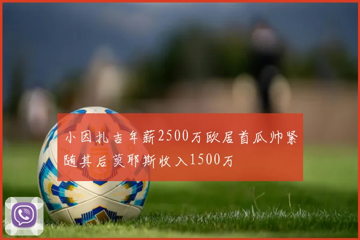 小因扎吉年薪2500万欧居首瓜帅紧随其后莫耶斯收入1500万
