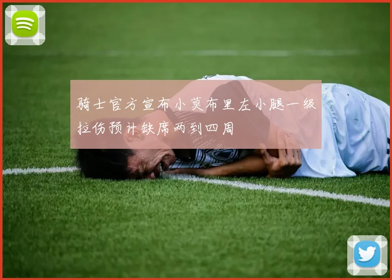骑士官方宣布小莫布里左小腿一级拉伤预计缺席两到四周